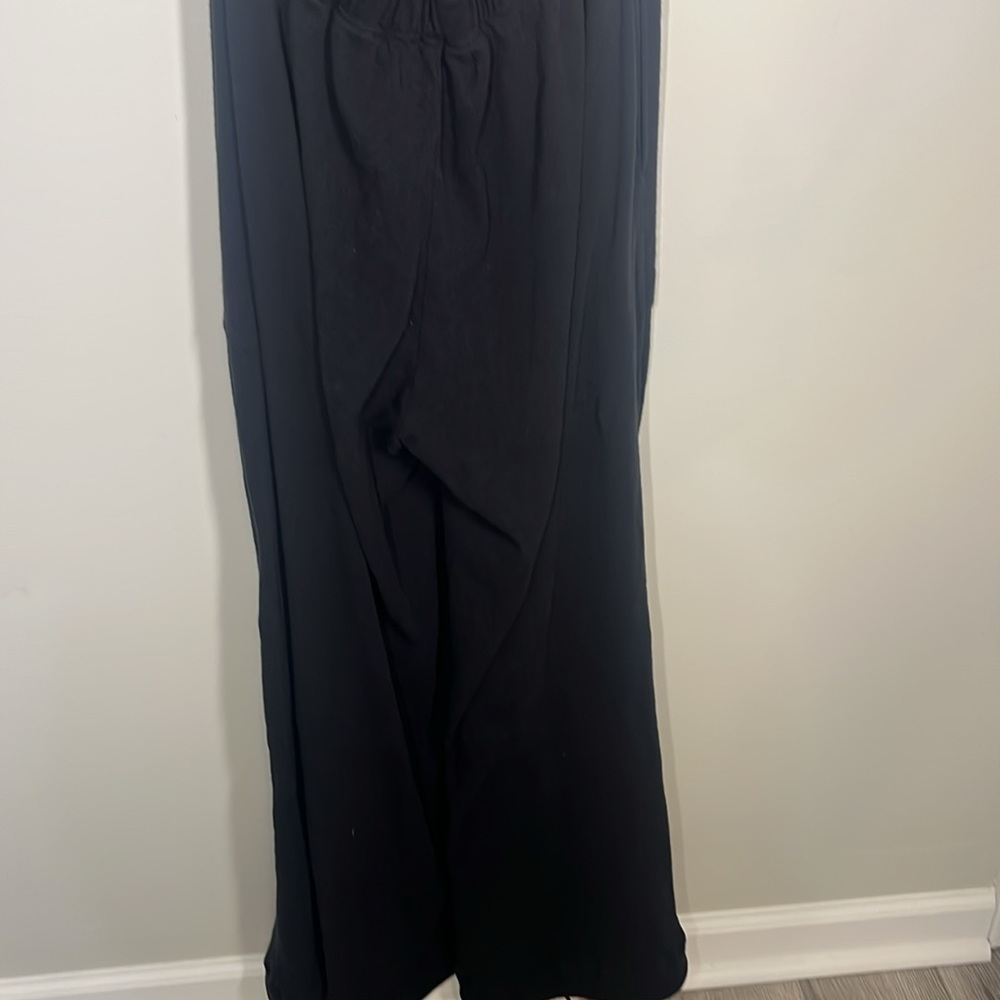 Free People Womens Black DreamJumpsuit XS Sleeveless Wide Leg FP Beach - Picture 7 of 15